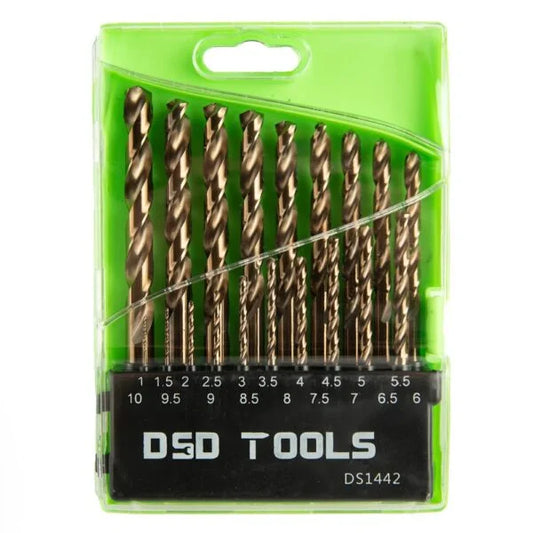 19PC HSS COBALT METRIC DRILL BIT SET 1 – 10MM