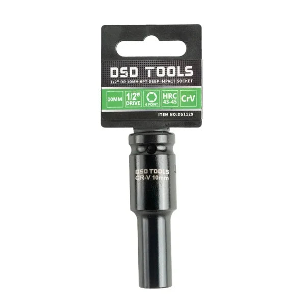 1/2″ DR 10MM 6PT DEEP IMPACT SOCKET DS1129