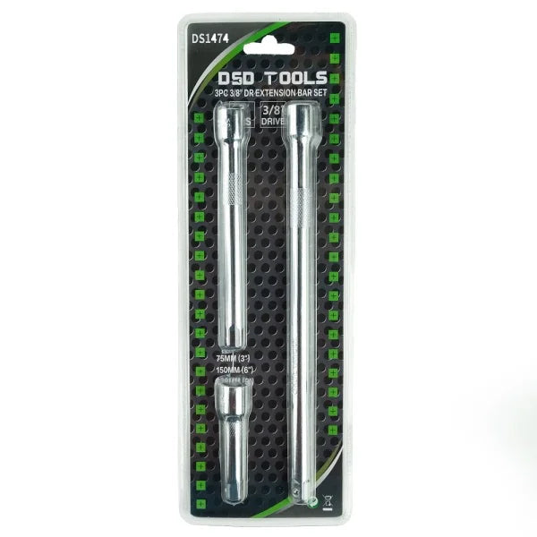 3PC 3/8″ DR EXTENSION BAR SET