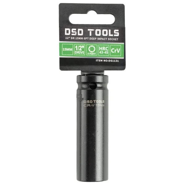 1/2″ DR 15MM 6PT DEEP IMPACT SOCKET DS1131