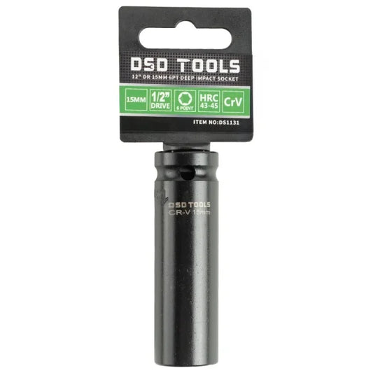 1/2″ DR 15MM 6PT DEEP IMPACT SOCKET DS1131