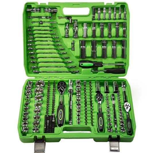 216PC 1/4 3/8 1/2 DR METRIC SUPER LOCK SOCKET SET