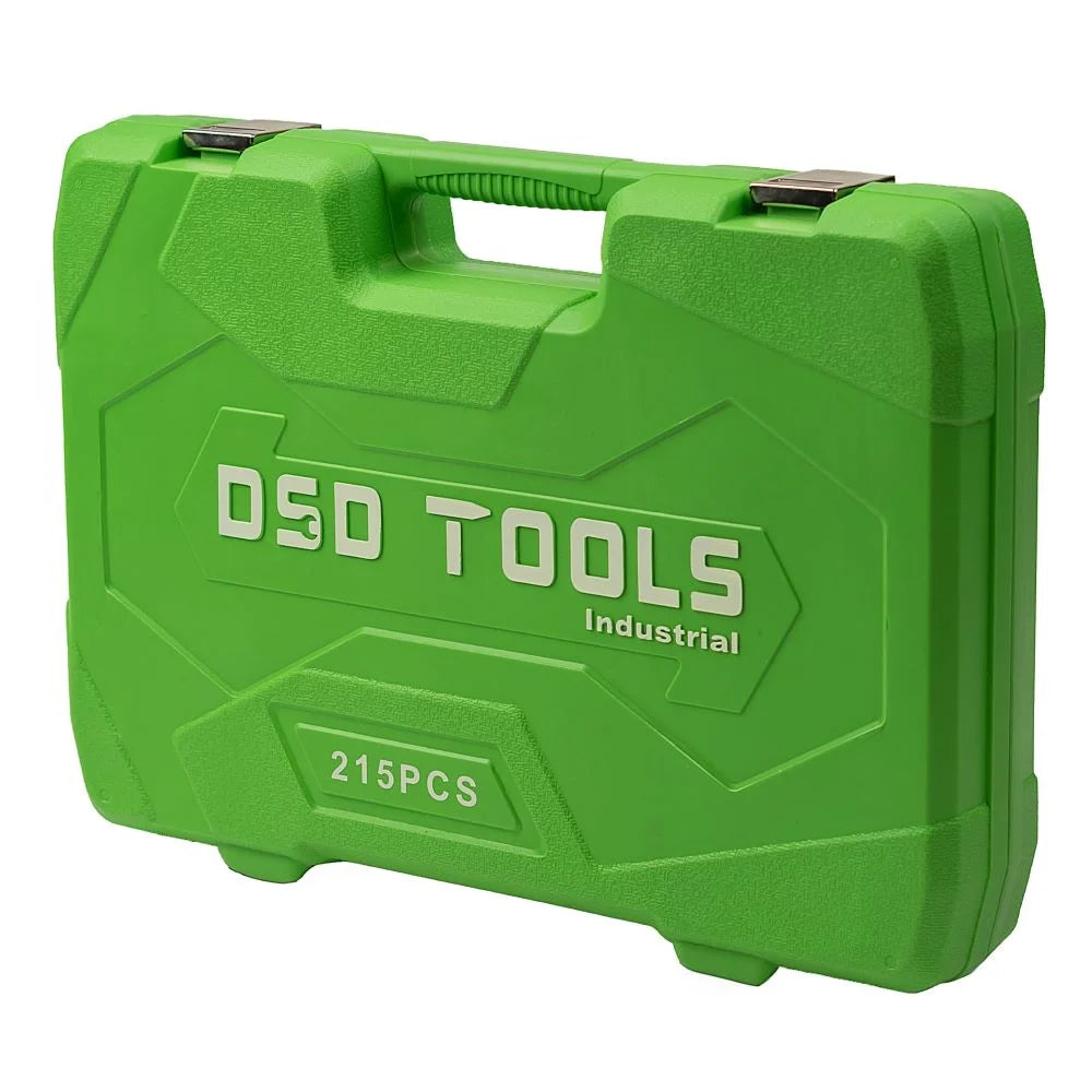 216PC 1/4 3/8 1/2 DR METRIC SUPER LOCK SOCKET SET