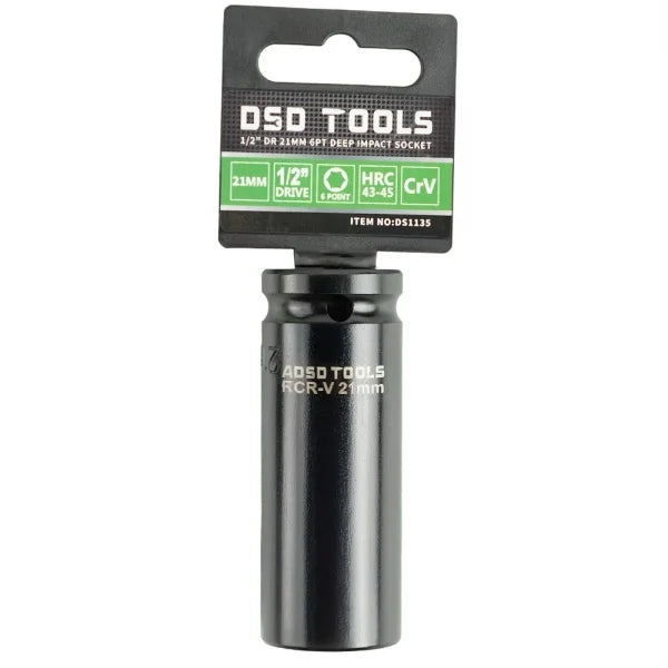 1/2″ DR 21MM 6PT DEEP IMPACT SOCKET DS1135