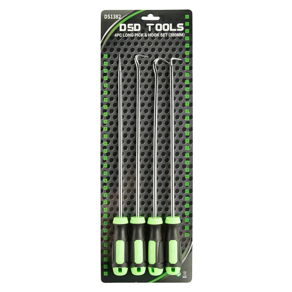 4PC LONG PICK & HOOK SET (380MM)