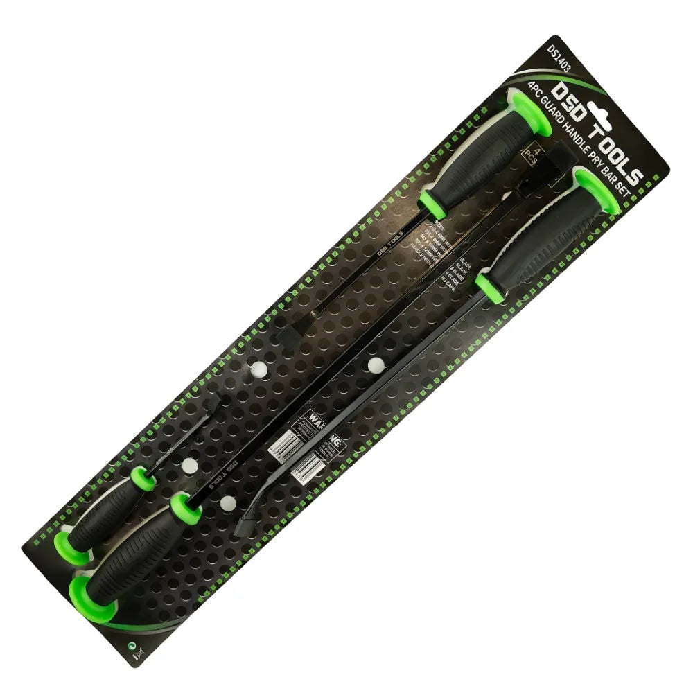 4pc Guard Handle Pry Bar Set