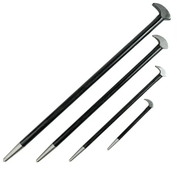 4PC HEEL AND TOE PRY BAR SET