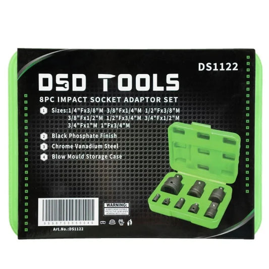 8PC IMPACT SOCKET ADAPTOR SET