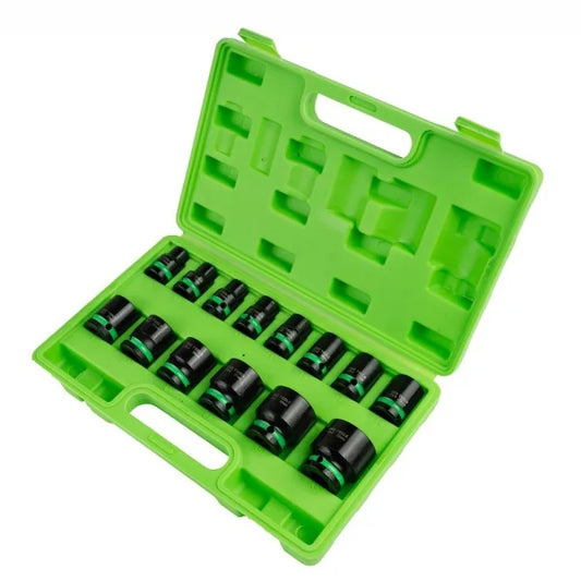 14PC 1/2″ DR 6PT SHALLOW IMPACT SOCKRT METRIC DS1115
