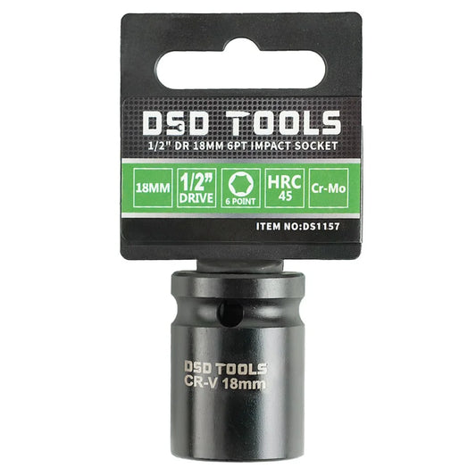 1/2″ DR 18mm 6PT Impact Socket Euro Style DS1157