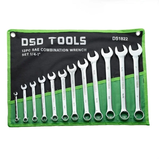 12PC SAE COMBINATION WRENCH SET DS1822