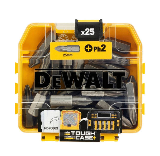 25 Dewalt Ph2 Screwdriver bits
