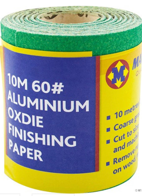 60 Grit Sandpaper 10M