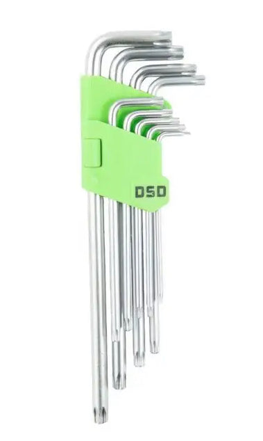 DSD TOOLS 9pc Extra Long Star Key Set