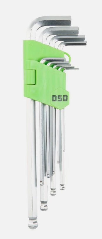 9PC Extra Long Ball Point Hex Keys