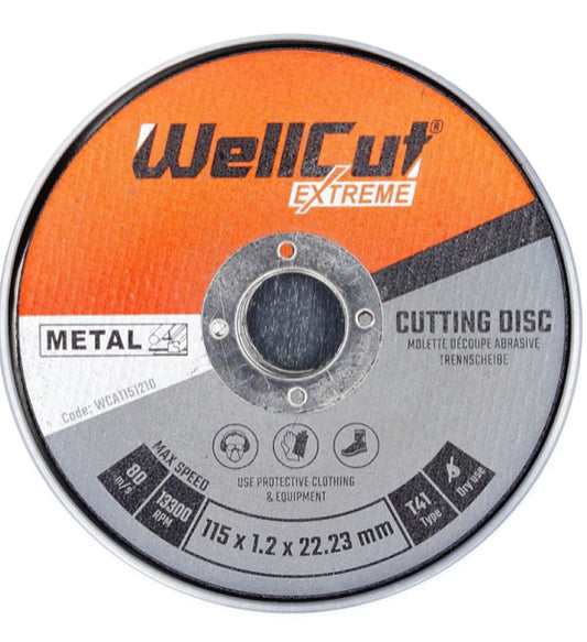 115mm WellCut Metal Cutting Discs 10 pieces
