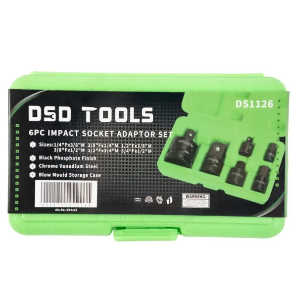 6-PIECE IMPACT SOCKET ADAPTOR SET