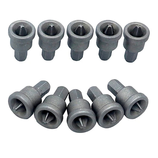 Amtech F0720 Drywall Screwdriver Bits, 10pc Hex Shank, Phillips 2