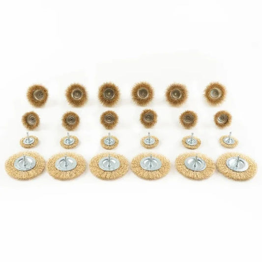 24PC ROTARY WIRE BRUSH SET