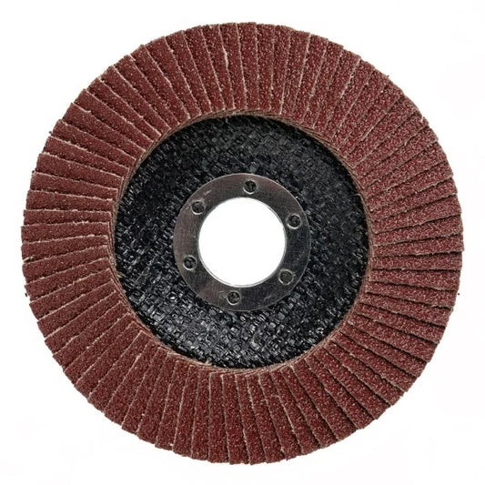 FLAP DISCS 60 GRIT OXIDE (4 1/2″) 115MM X 22.2MM (Pack of 10)