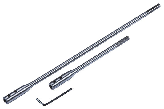 3Pc Flat Wood Bit Extension Bar Set Tool New Hex Key Drilling 150Mm And 300Mm