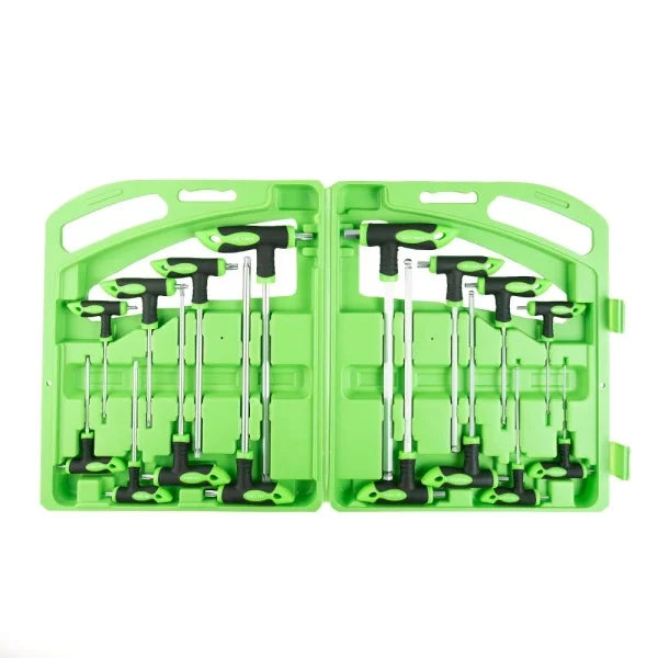 16PC T HANDLE HEX BALL & STAR SET