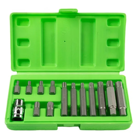 14PC 1/2″ DRIVE 10MM RIBE BITS SET