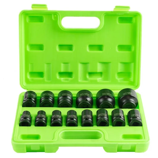 14PC 1/2″ DR 6PT SHALLOW IMPACT SOCKRT METRIC