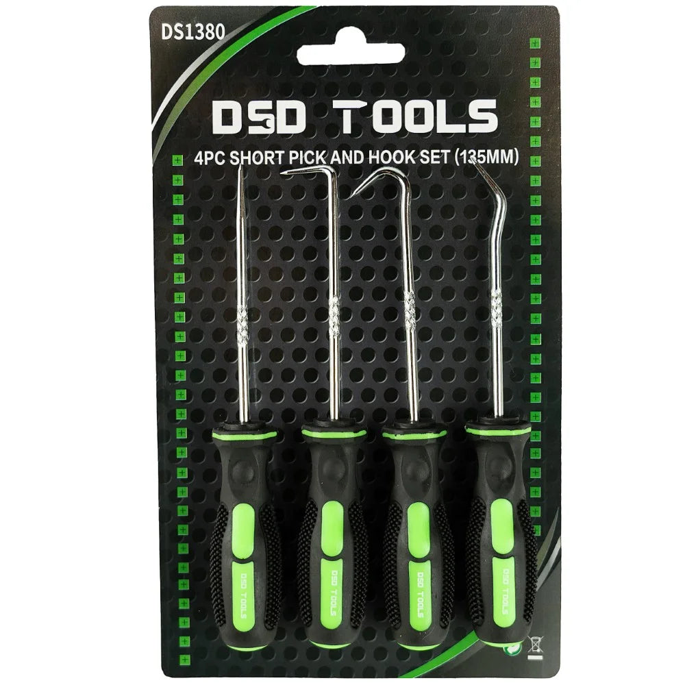 4pc Short Pick & Hook Set 135mm