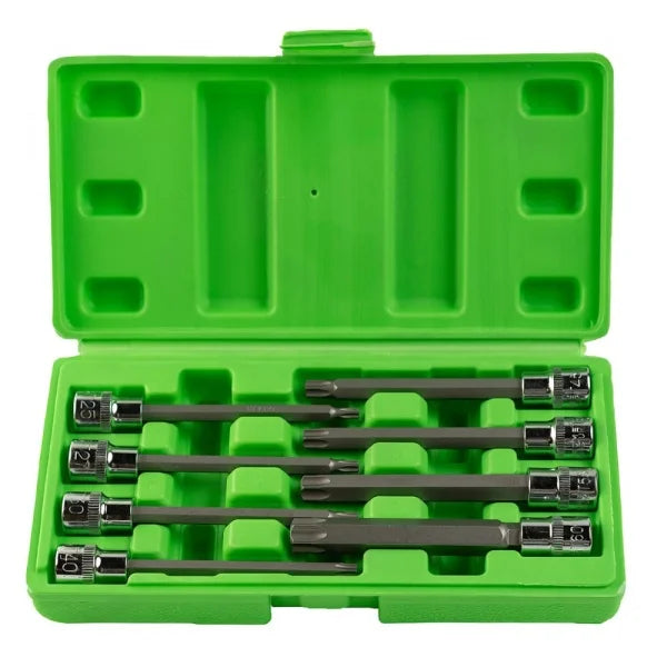 8PC 3/8″ DR 110MM TAMPER STAR BIT SOCKETS