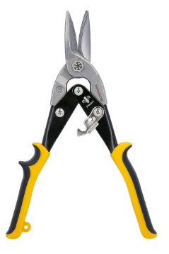 TOUGH MASTER Aviation Snip Straight Cut 10" Carbon Steel TPR - 250 Milimetres