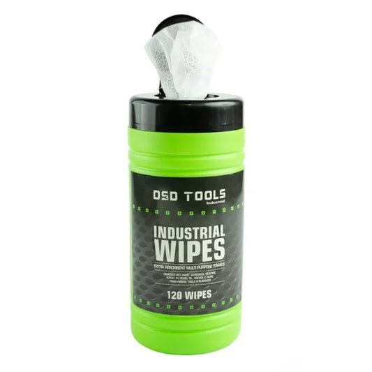 120PC EXTRA ABSORBENT MULTI PURPOSE INDUSTRIAL WIPES BOX OF 12 TUBS